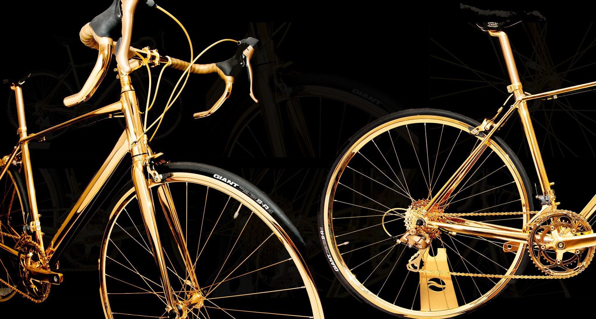 Cận cảnh chiếc xe đạp dát vàng có giá gần 10 tỷ đồng
