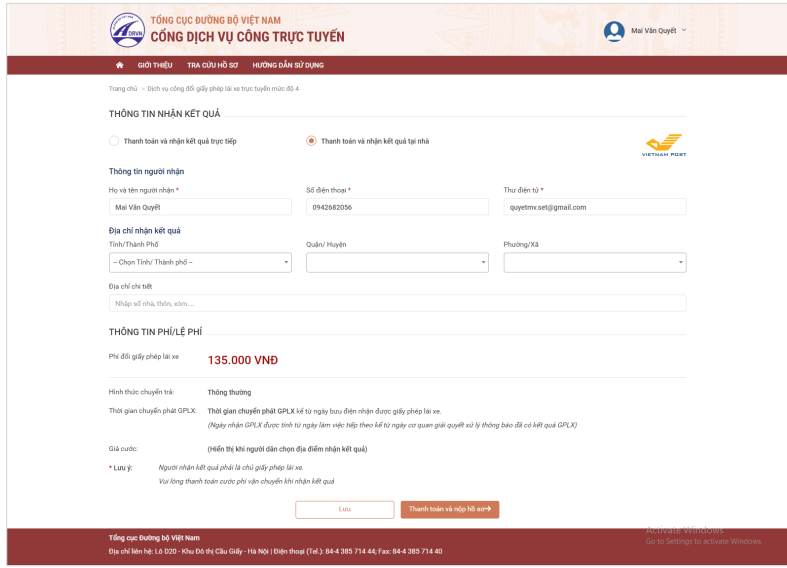 Hướng dẫn chi tiết cách đổi giấy phép lái xe trên mạng tại Hà Nội - Ảnh 11.
