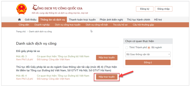 Hướng dẫn chi tiết cách đổi giấy phép lái xe trên mạng tại Hà Nội - Ảnh 6.