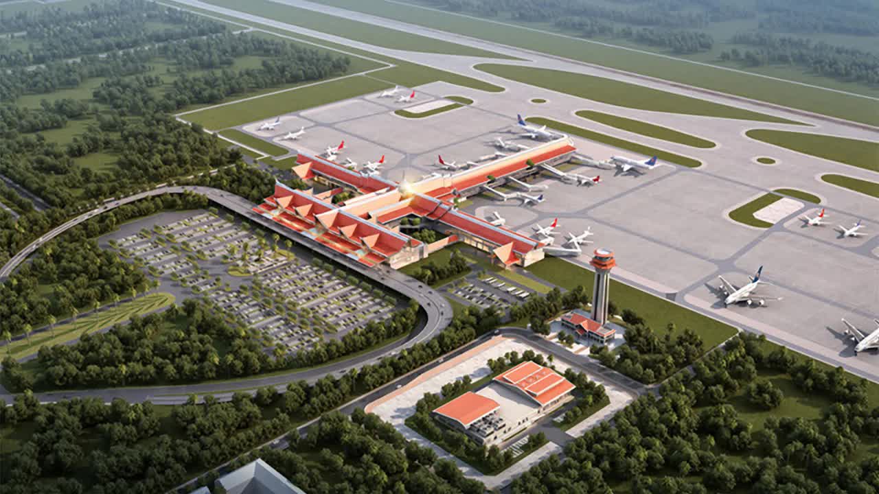 Sân bay mới nhất và lớn nhất Campuchia đi vào hoạt động - Ảnh 1.