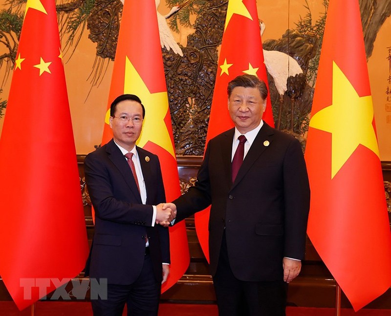 Chủ tịch Tập Cận Bình: Trung Quốc hoan nghênh và ủng hộ Việt Nam phát triển lớn mạnh - Ảnh 1.