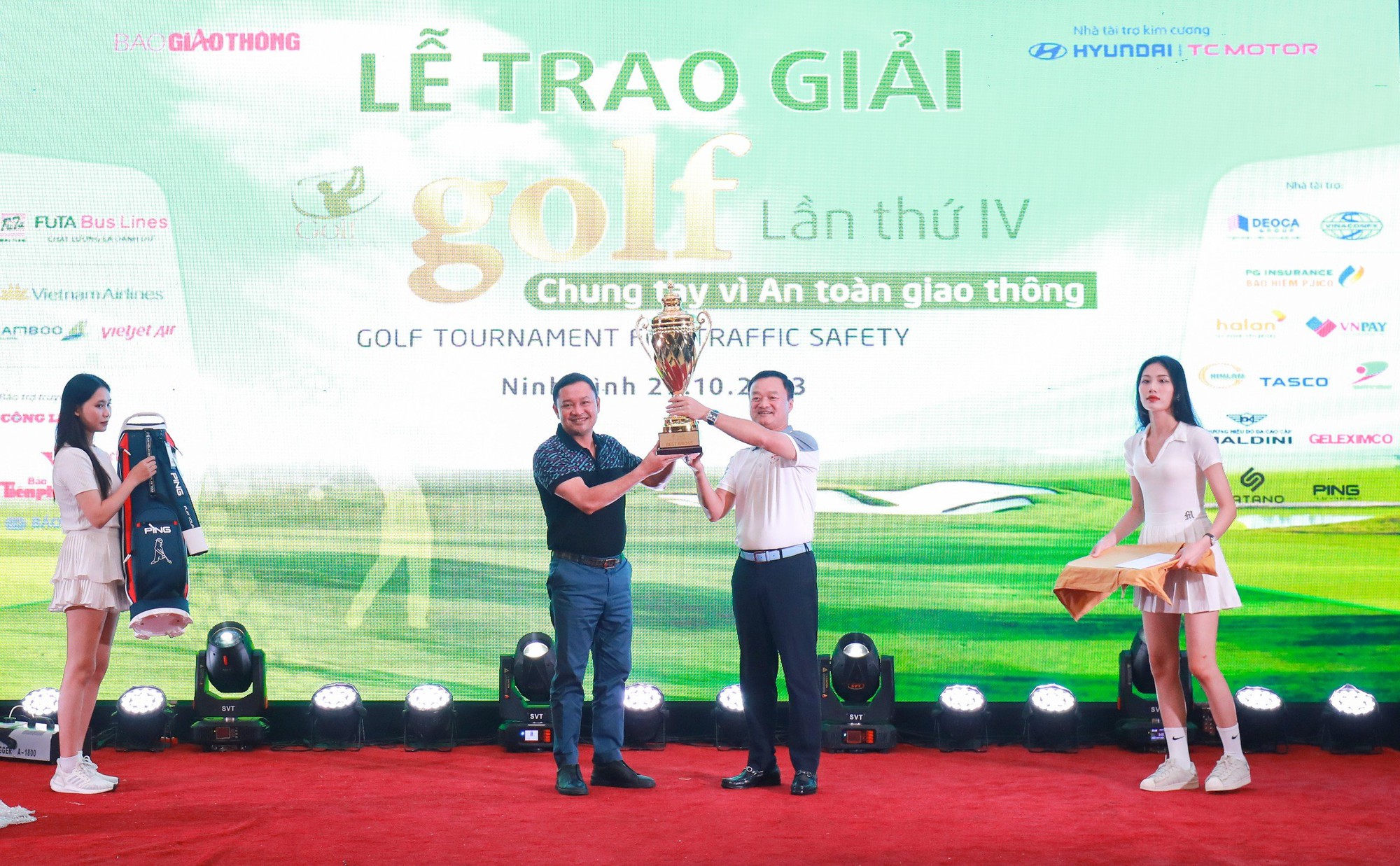 Golfer Nguyễn Hồng Hải vô địch Giải Golf chung tay vì ATGT 2023 - Ảnh 1.