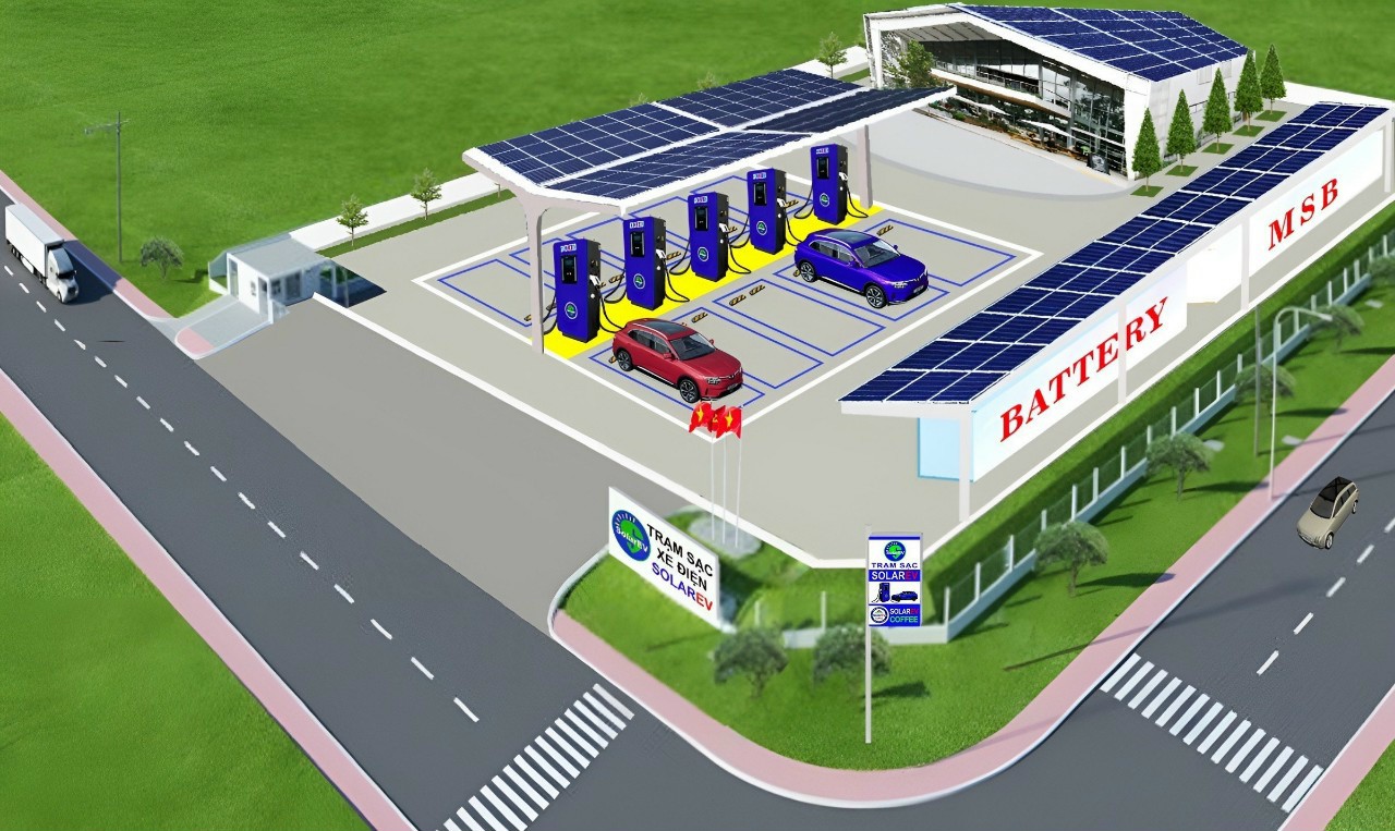 Cần giải pháp thúc đẩy "điện sạch" cho trạm sạc xe điện