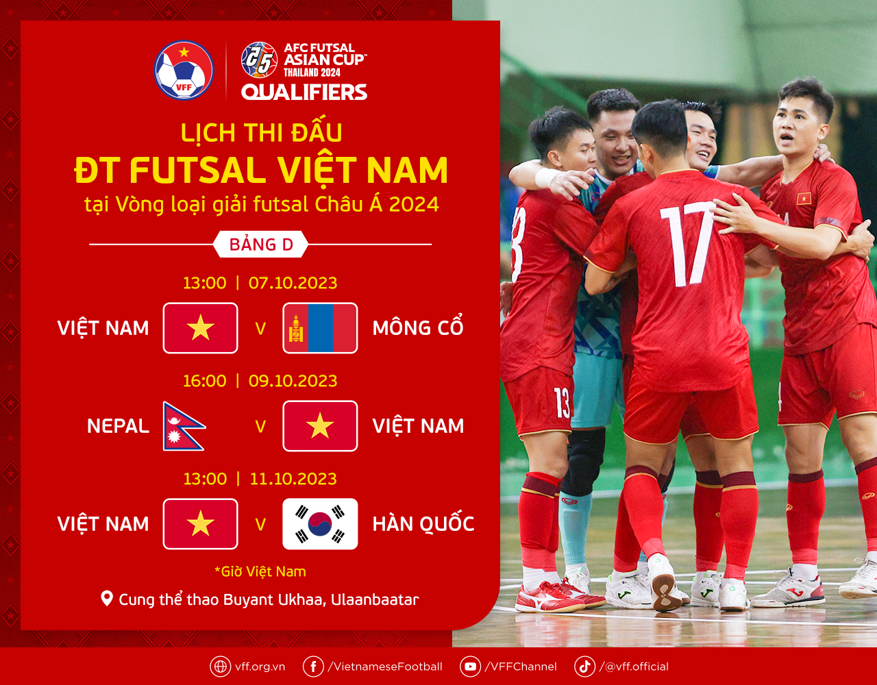 Lịch thi đấu vòng loại futsal châu Á 2024, lịch thi đấu futsal Việt Nam  - Ảnh 2.