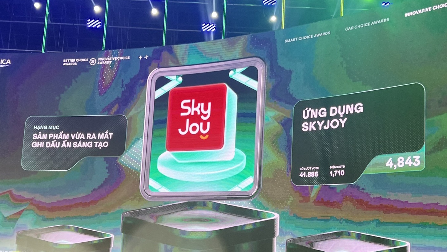 Tích điểm đa kênh, Vietjet SkyJoy được vinh danh sản phẩm ghi dấu ấn sáng tạo - Ảnh 2.