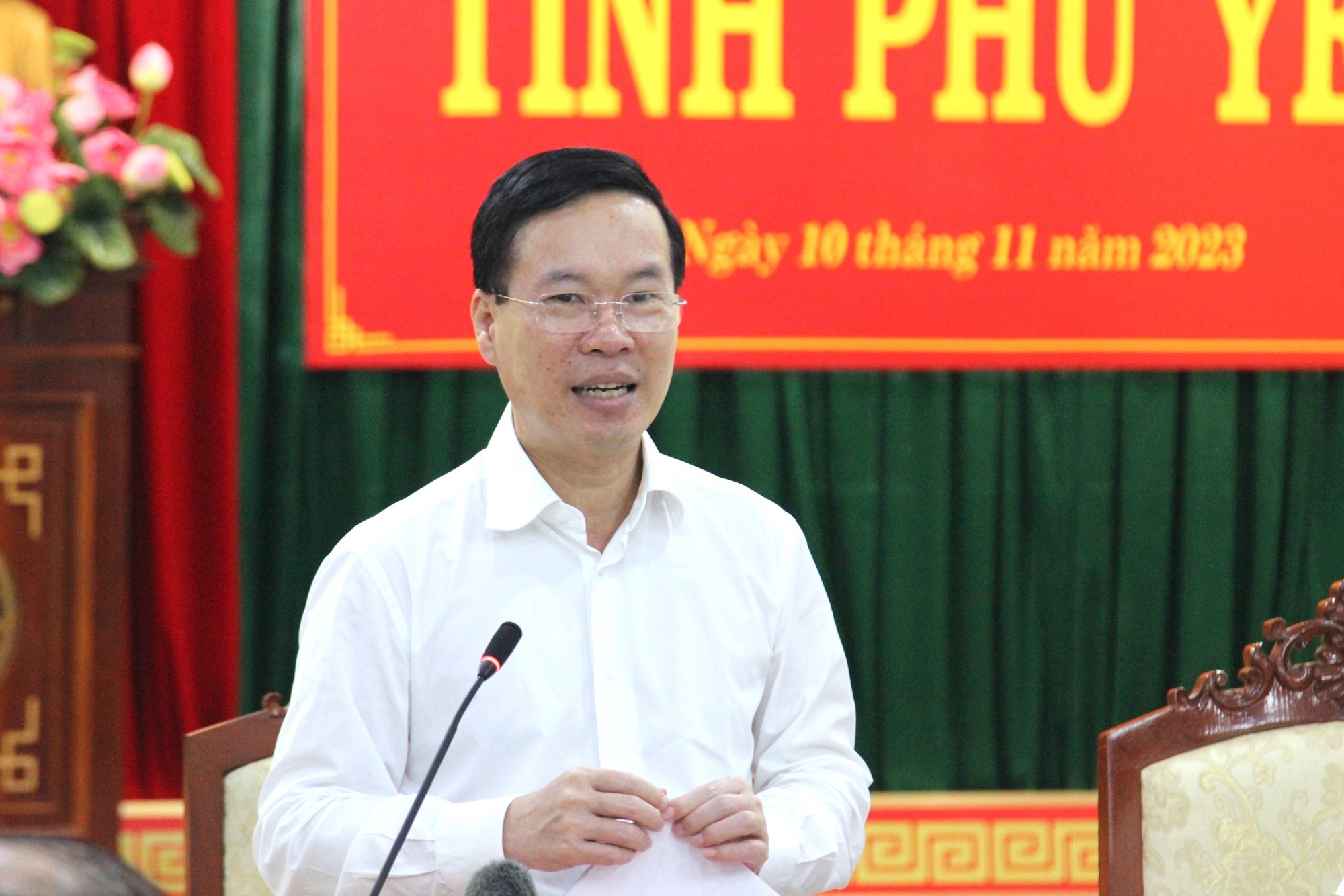 Chủ tịch nước yêu cầu Phú Yên xây dựng đội ngũ cán bộ vì dân vì nước - Ảnh 1.