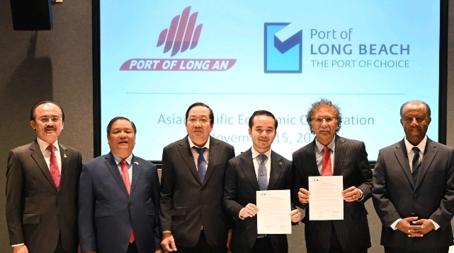 Cảng quốc tế Long An ký kết ý định thư thiết lập quan hệ với cảng xuất khẩu số 1 của Mỹ - Ảnh 2.