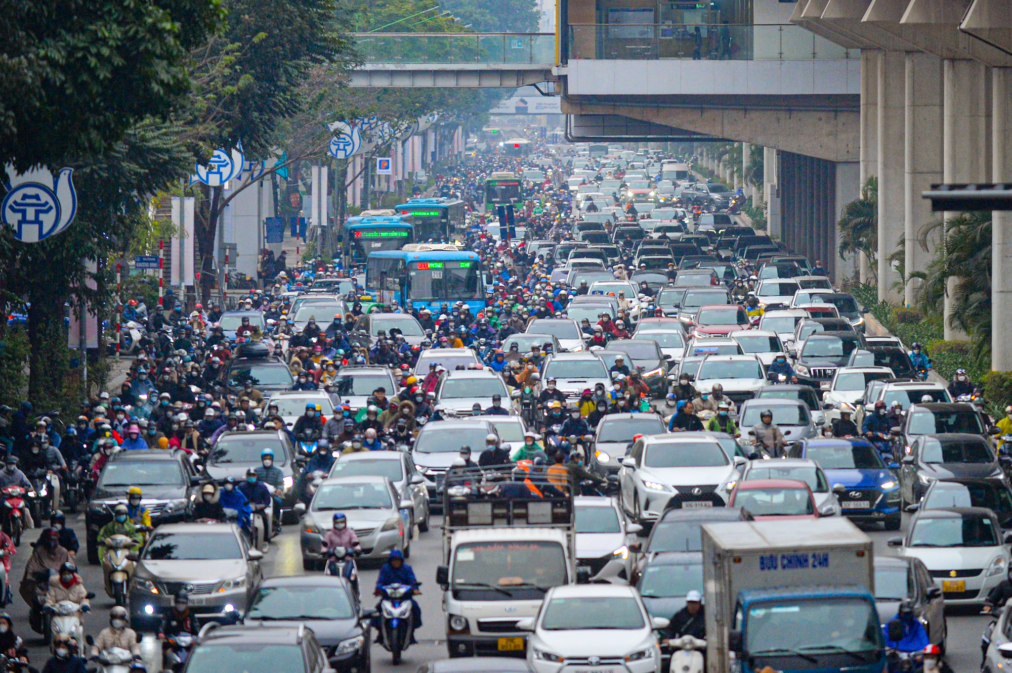 Khi nào Hà Nội triển khai giao thông thông minh, thu phí vào nội đô? - Ảnh 1.