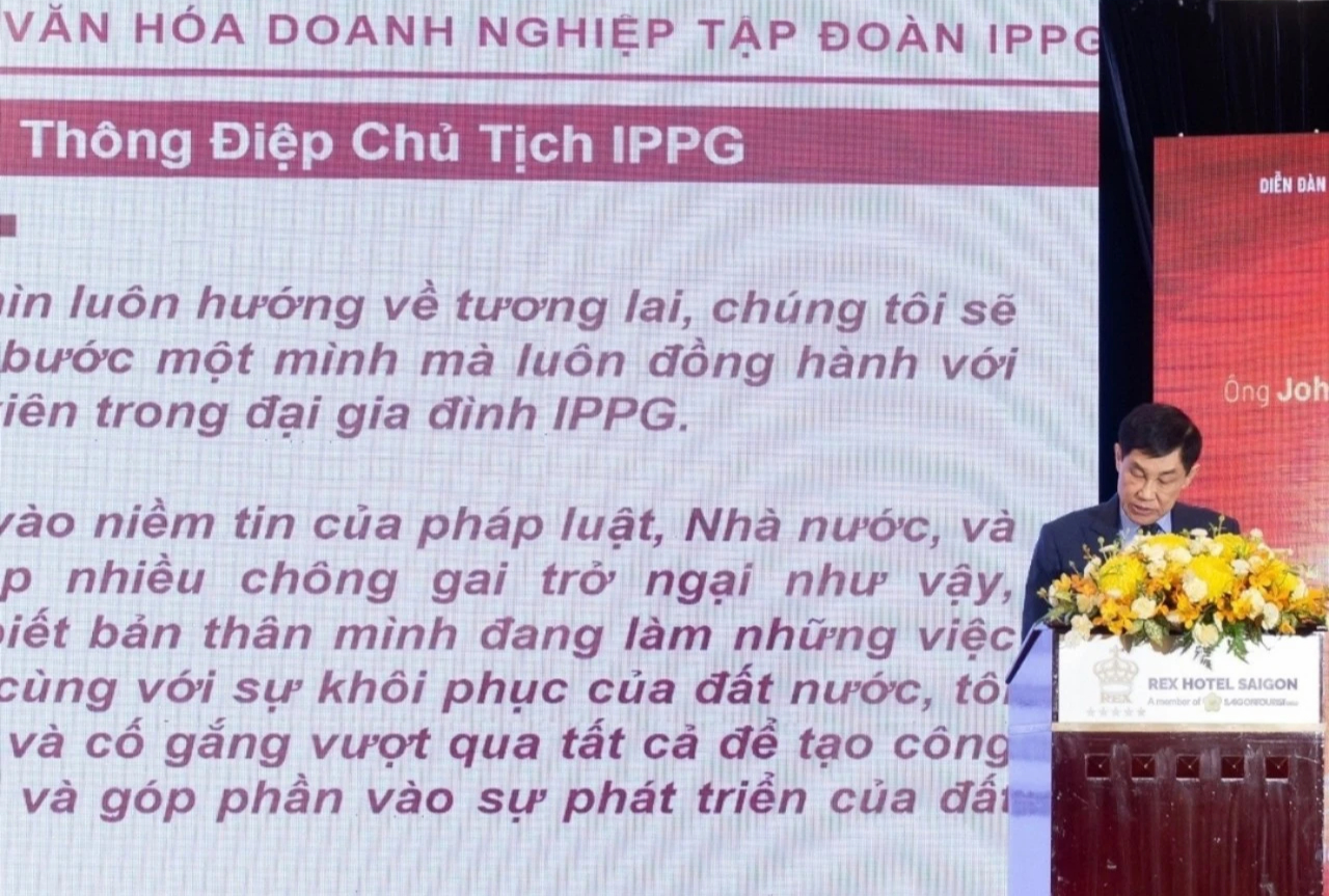 Ông Johnathan Hạnh Nguyễn và IPPG được vinh danh đạt chuẩn văn hoá kinh doanh - Ảnh 2.