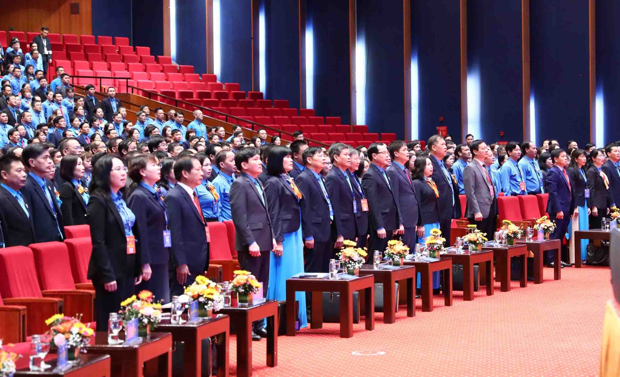 Chùm ảnh: Khai mạc Đại hội XIII Công đoàn Việt Nam, nhiệm kỳ 2023 - 2028 - Ảnh 5.