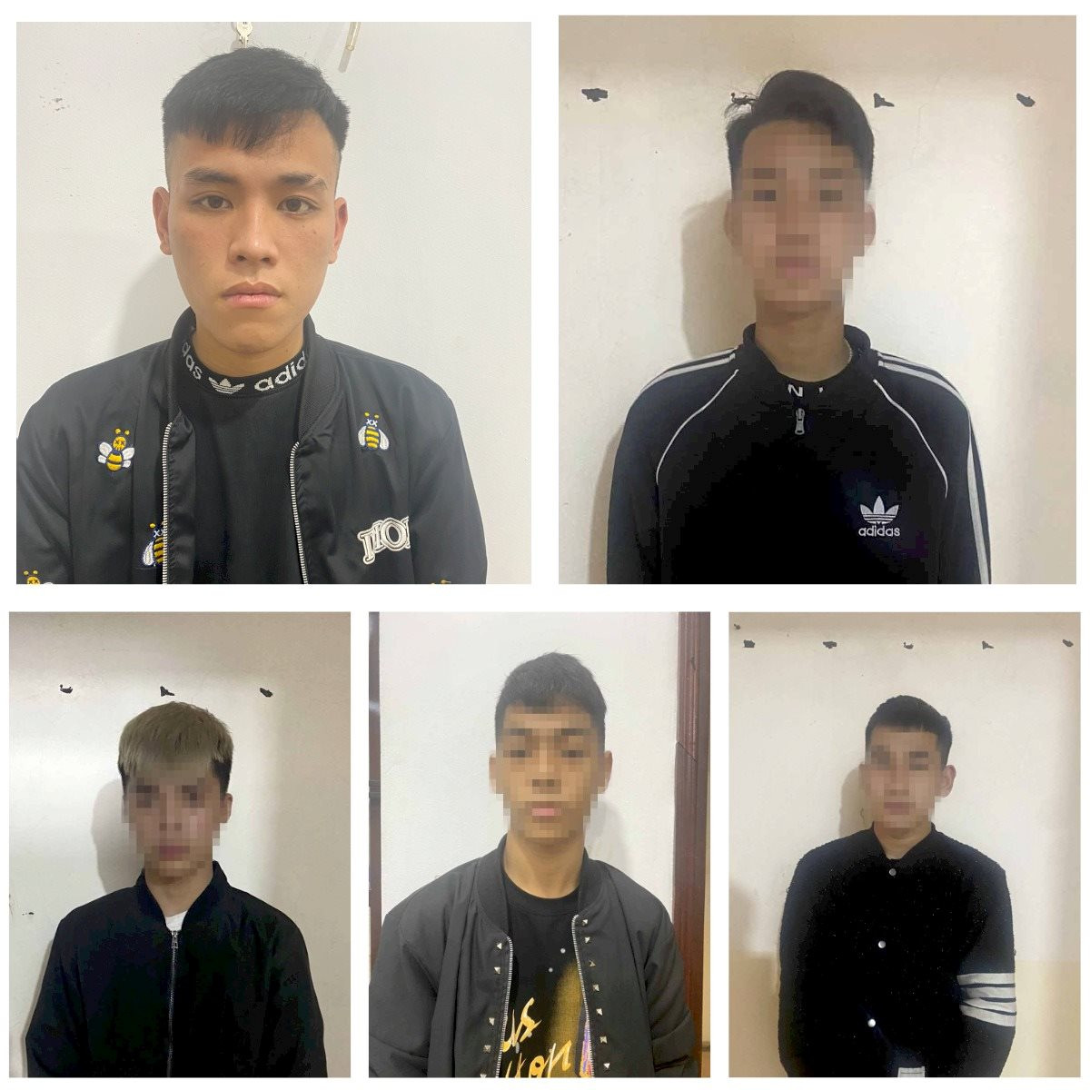 Ném vỏ chai vào người đi đường khiến 6 thanh, thiếu niên ở Bắc Giang bị tạm giữ - Ảnh 1.