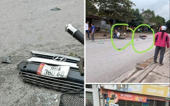 Truy tìm tài xế ô tô bỏ chạy sau khi đâm nhiều học sinh