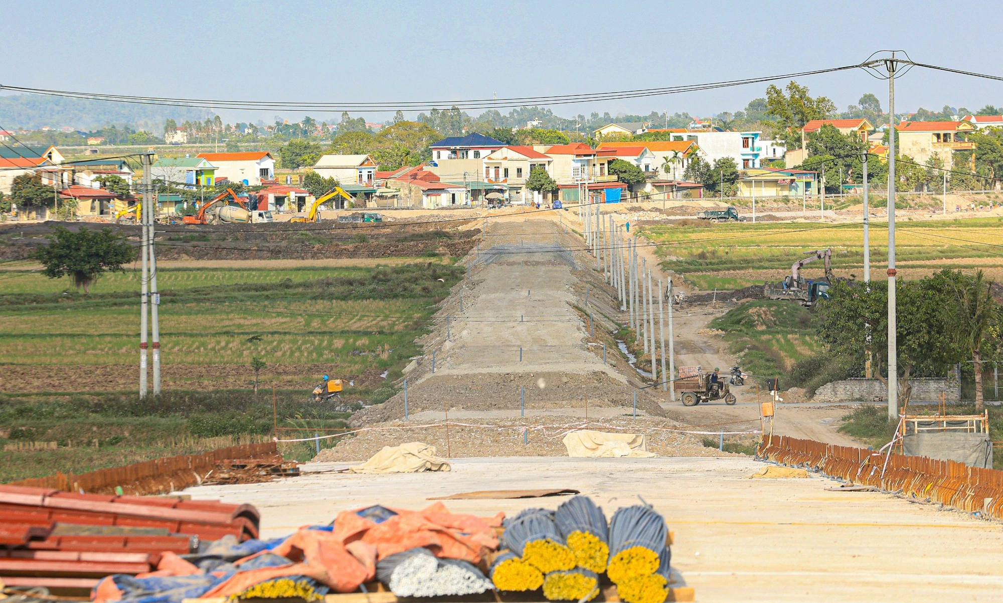 Hợp long cầu Bến Mới nối Nam Định - Ninh Bình - Ảnh 8.