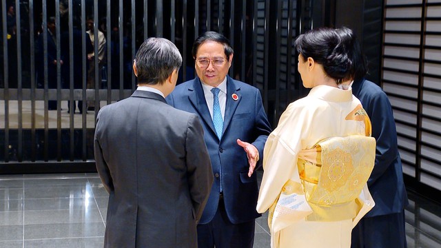 Thủ tướng hội kiến Nhà vua và Hoàng hậu Nhật Bản  - Ảnh 1.