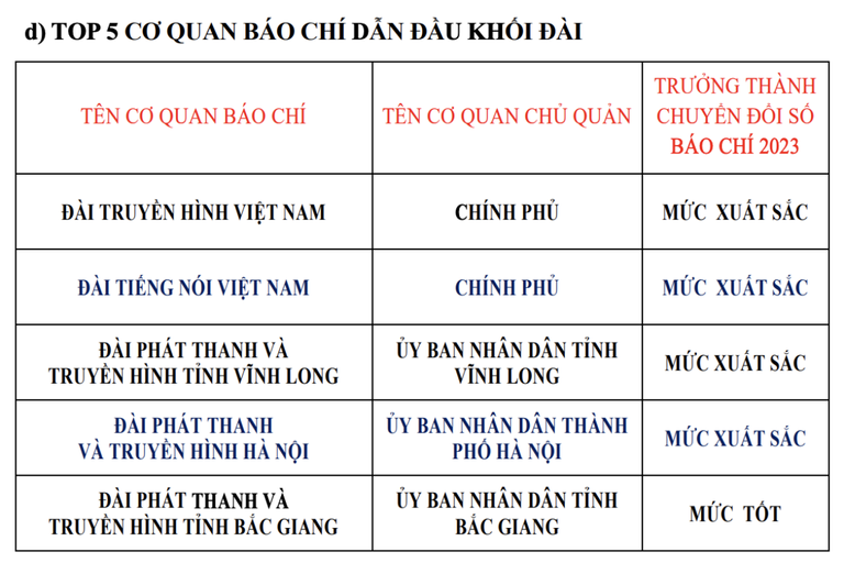 Mức độ trưởng thành chuyển đổi số báo chí: Gần 4% đạt xuất sắc - Ảnh 5.