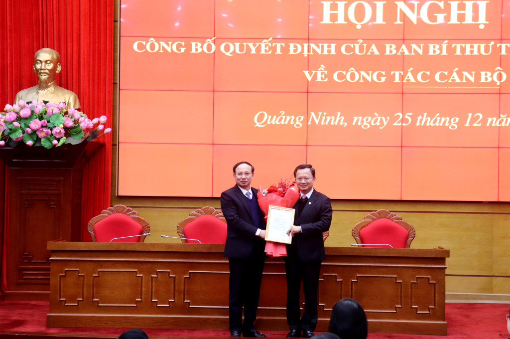 Công bố quyết định của Ban Bí thư Trung ương Đảng đối với Chủ tịch UBND tỉnh Quảng Ninh - Ảnh 1.