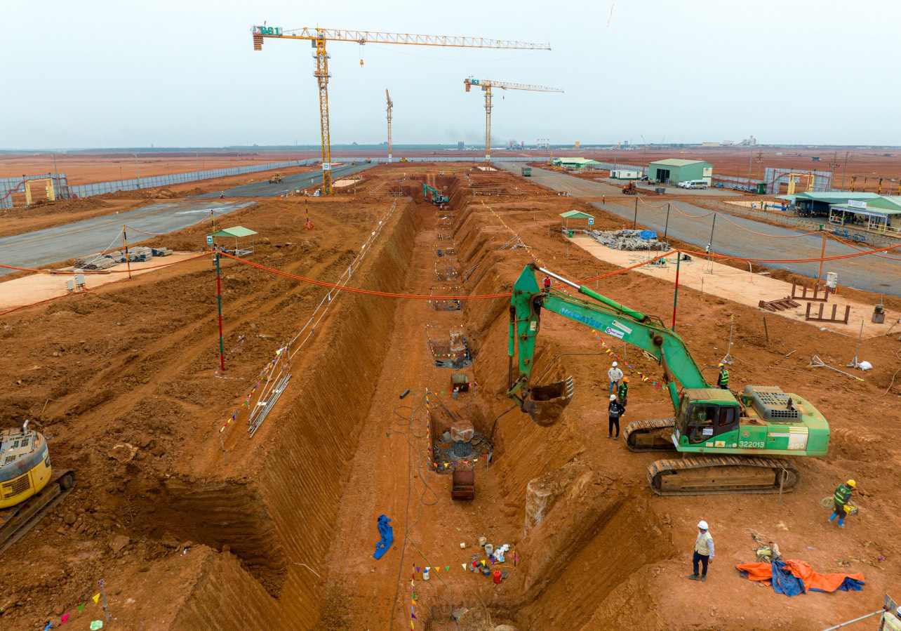 Chốt tiến độ nhiều gói thầu xây lắp thuộc dự án sân bay Long Thành - Ảnh 2.