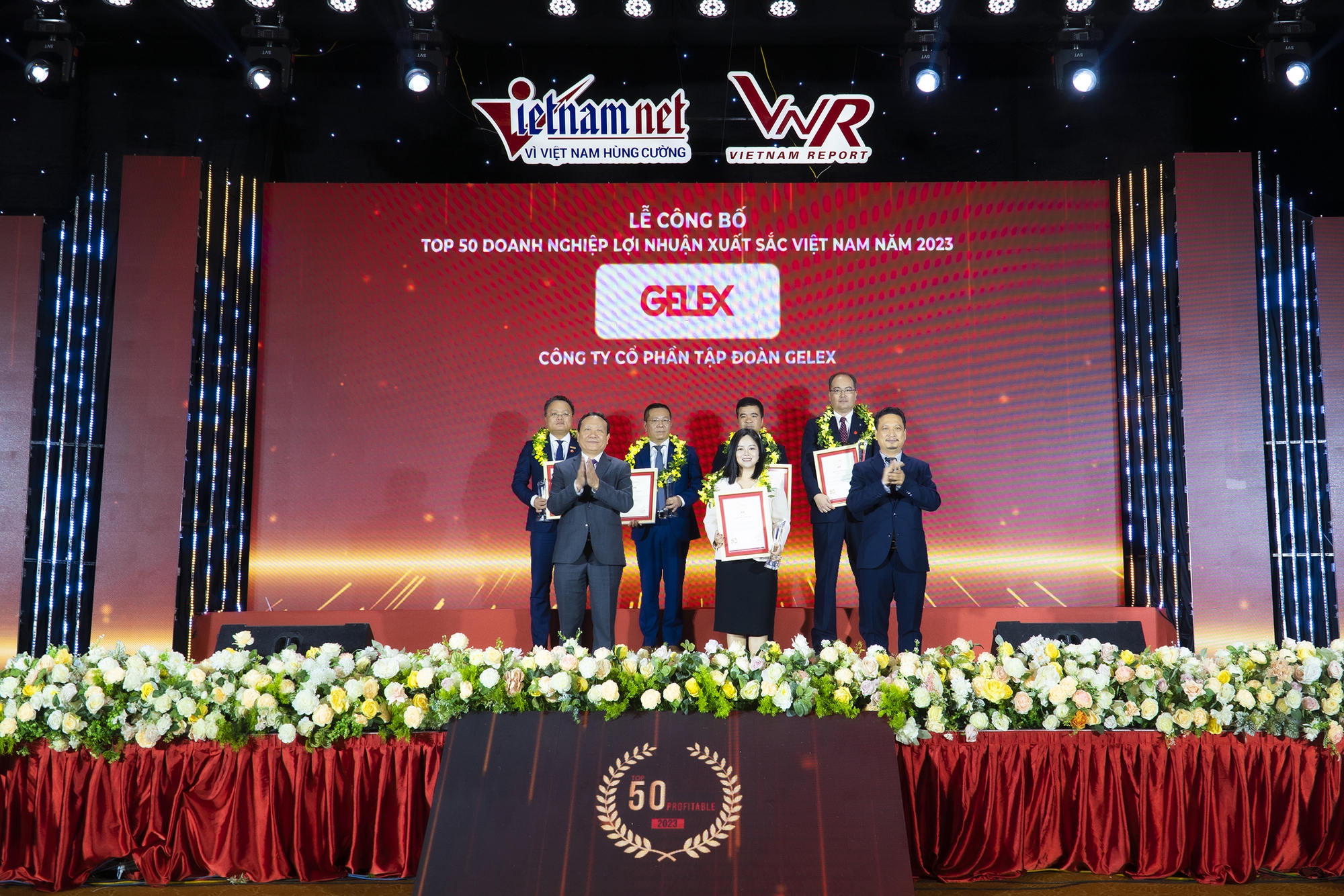 GELEX lần thứ 4 lọt Top 50 Doanh nghiệp lợi nhuận xuất sắc nhất Việt Nam 2023 - Ảnh 1.
