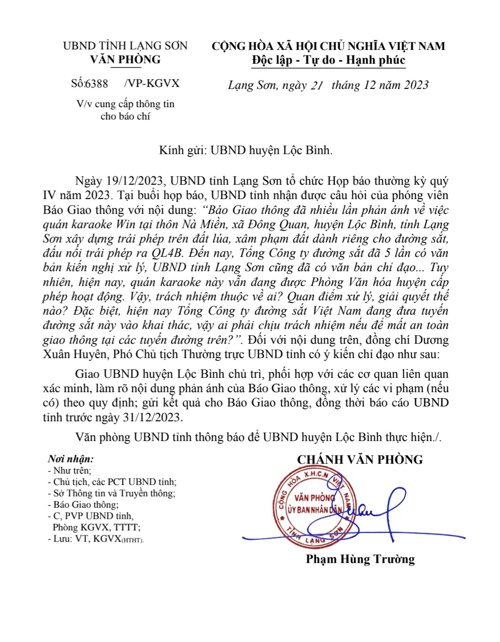UBND tỉnh Lạng Sơn yêu cầu báo cáo vụ quán karaoke trái phép, đầu nối QL4B trước 31/12 - Ảnh 4.