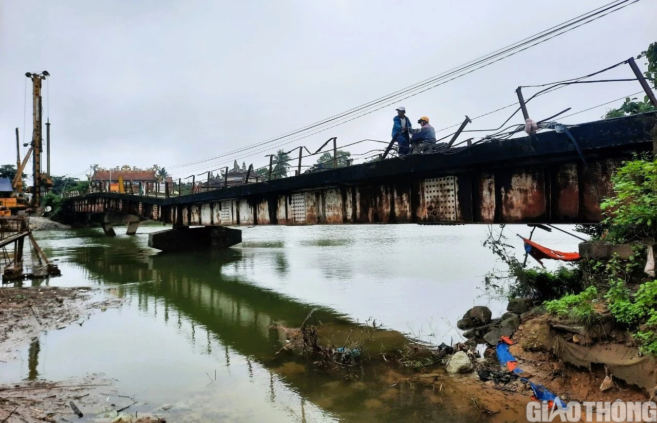 Cầu Câu Nhi ở Quảng Trị bị lún võng gần cả mét - Ảnh 10.
