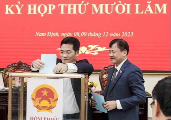 Chủ tịch HĐND và Chủ tịch UBND tỉnh Nam Định đạt 100% số phiếu tín nhiệm cao - Ảnh 2.