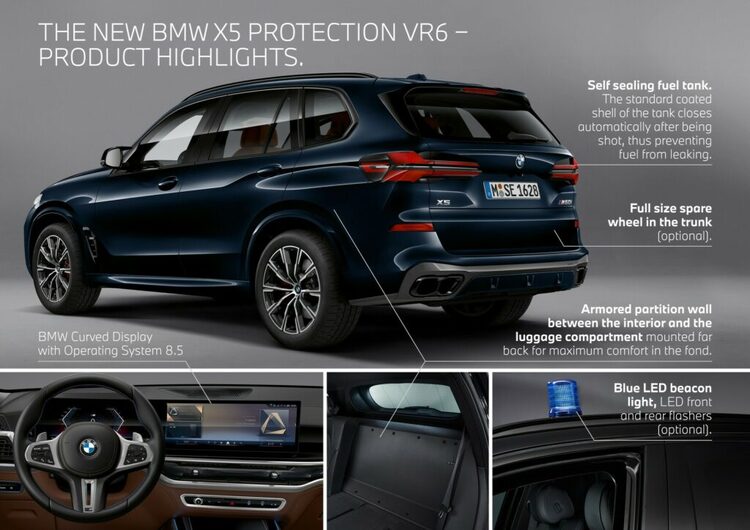 Xe chống đạn BMW X5 Protection VR6 2024 chính thức ra mắt  - Ảnh 7.