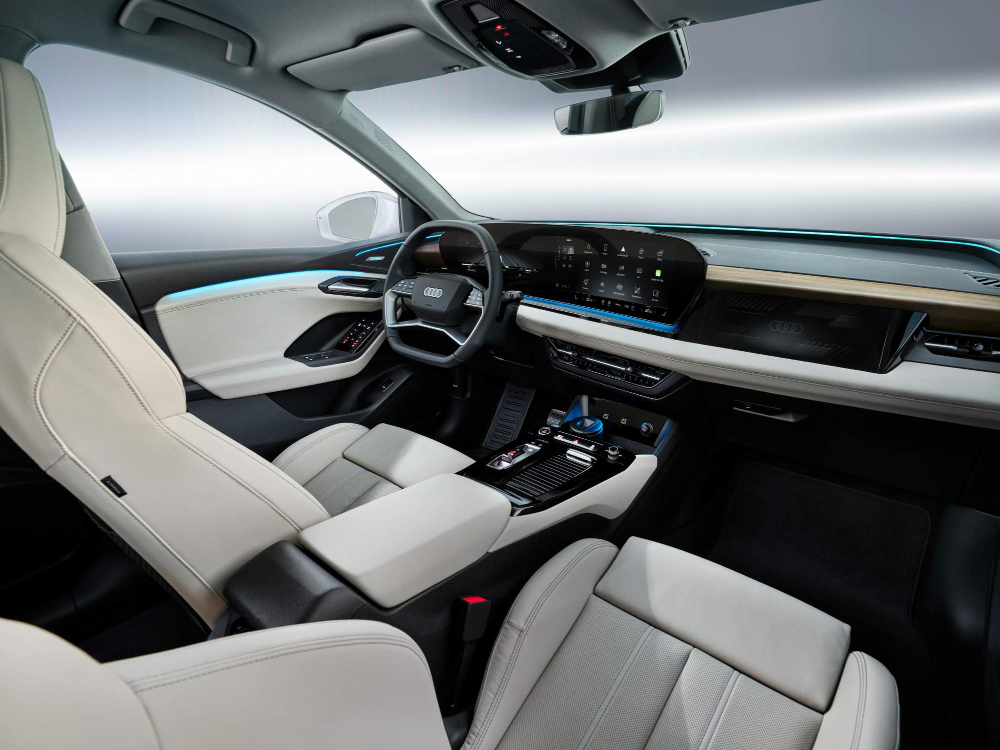 Nội thất Audi Q6 e-tron lộ diện với thiết kế tiện nghi, sang trọng  - Ảnh 2.
