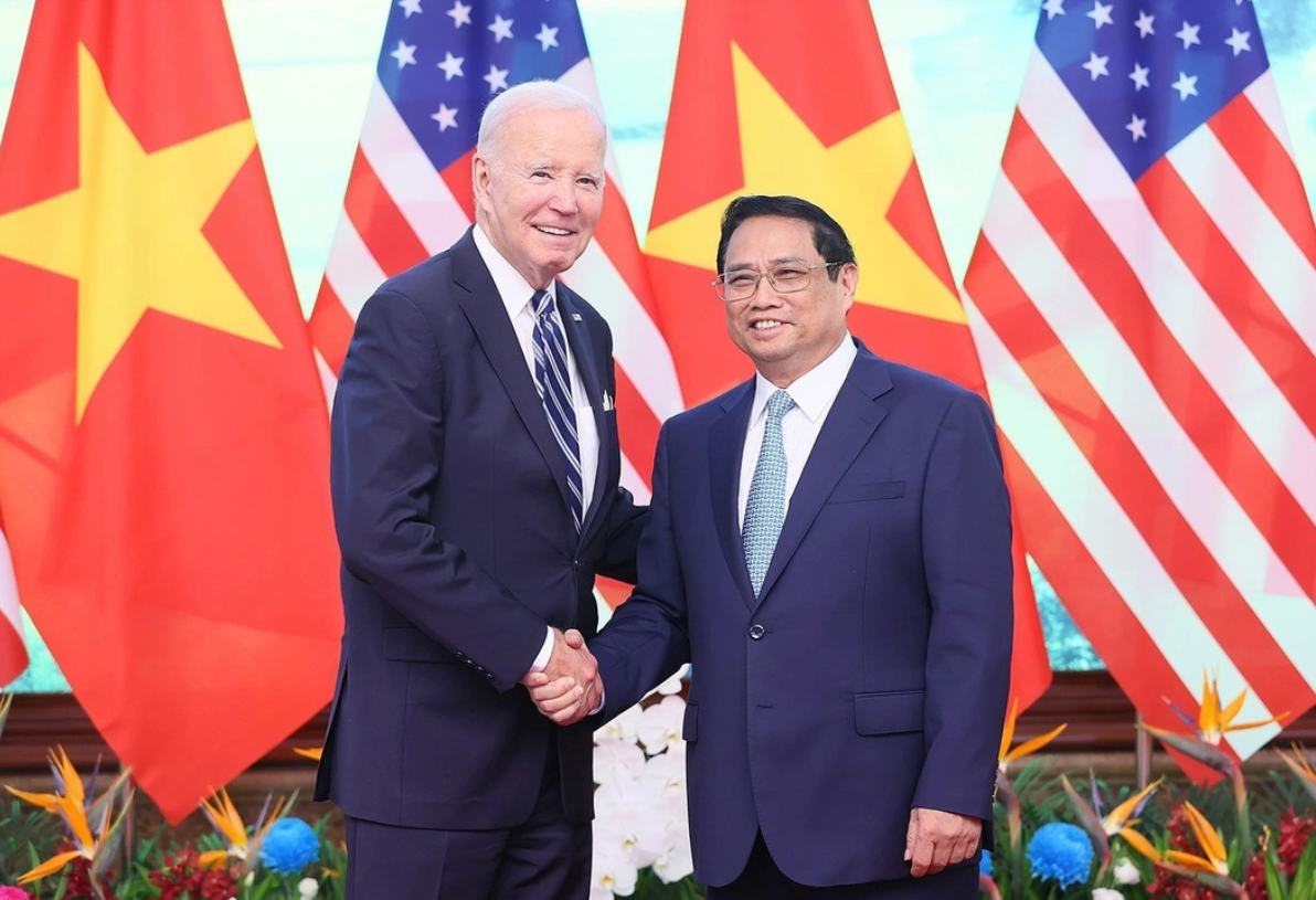 Thủ tướng Phạm Minh Chính hội kiến Tổng thống Hoa Kỳ Joe Biden - Ảnh 1.