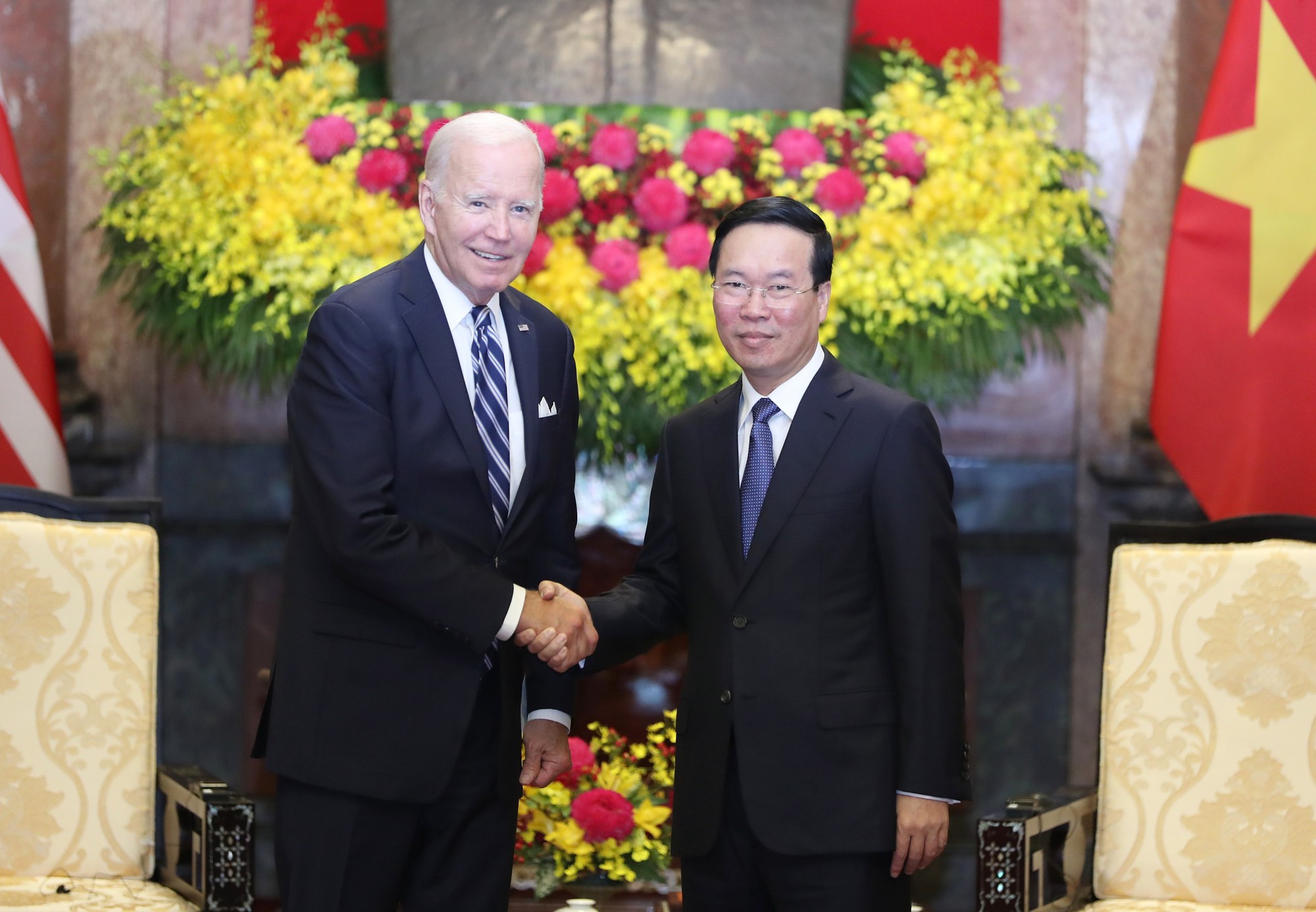 Tổng thống Hoa Kỳ Joe Biden rời Hà Nội, kết thúc tốt đẹp chuyến thăm lịch sử - Ảnh 5.