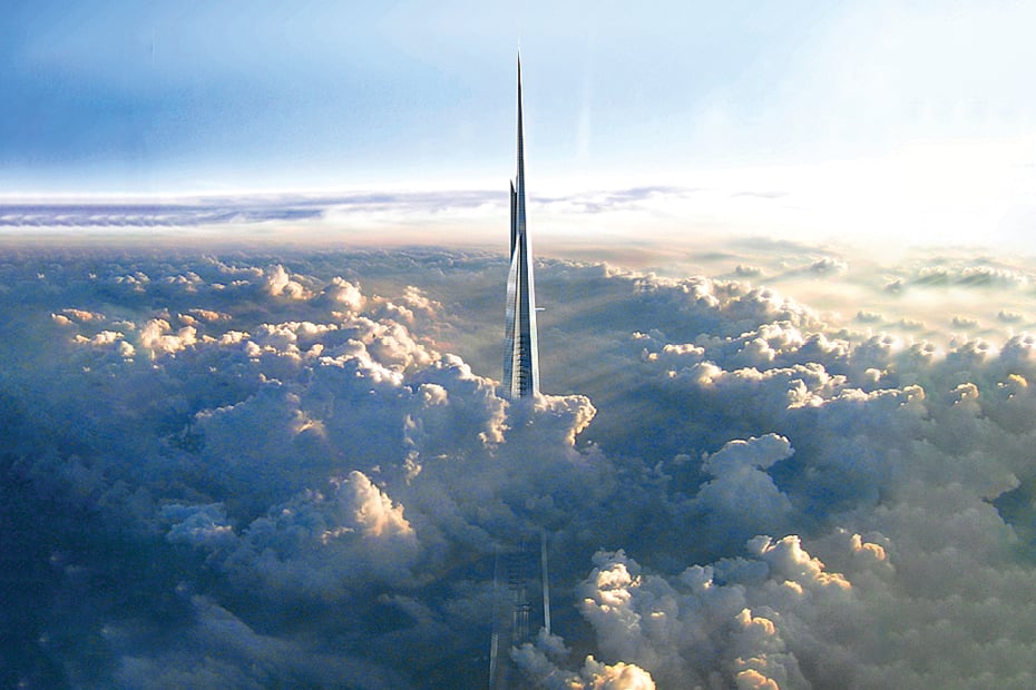 Siêu dự án của Ả Rập Xê-út: Tòa tháp lớn nhất thế giới tiếp tục xây dựng - Ảnh 1.
