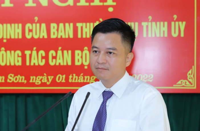 Bí thư thị xã Bỉm Sơn về làm Phó giám đốc Sở GTVT  - Ảnh 2.