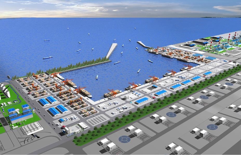 Mặt bằng cản tiến độ dự án cảng Mỹ Thủy - Ảnh 1.
