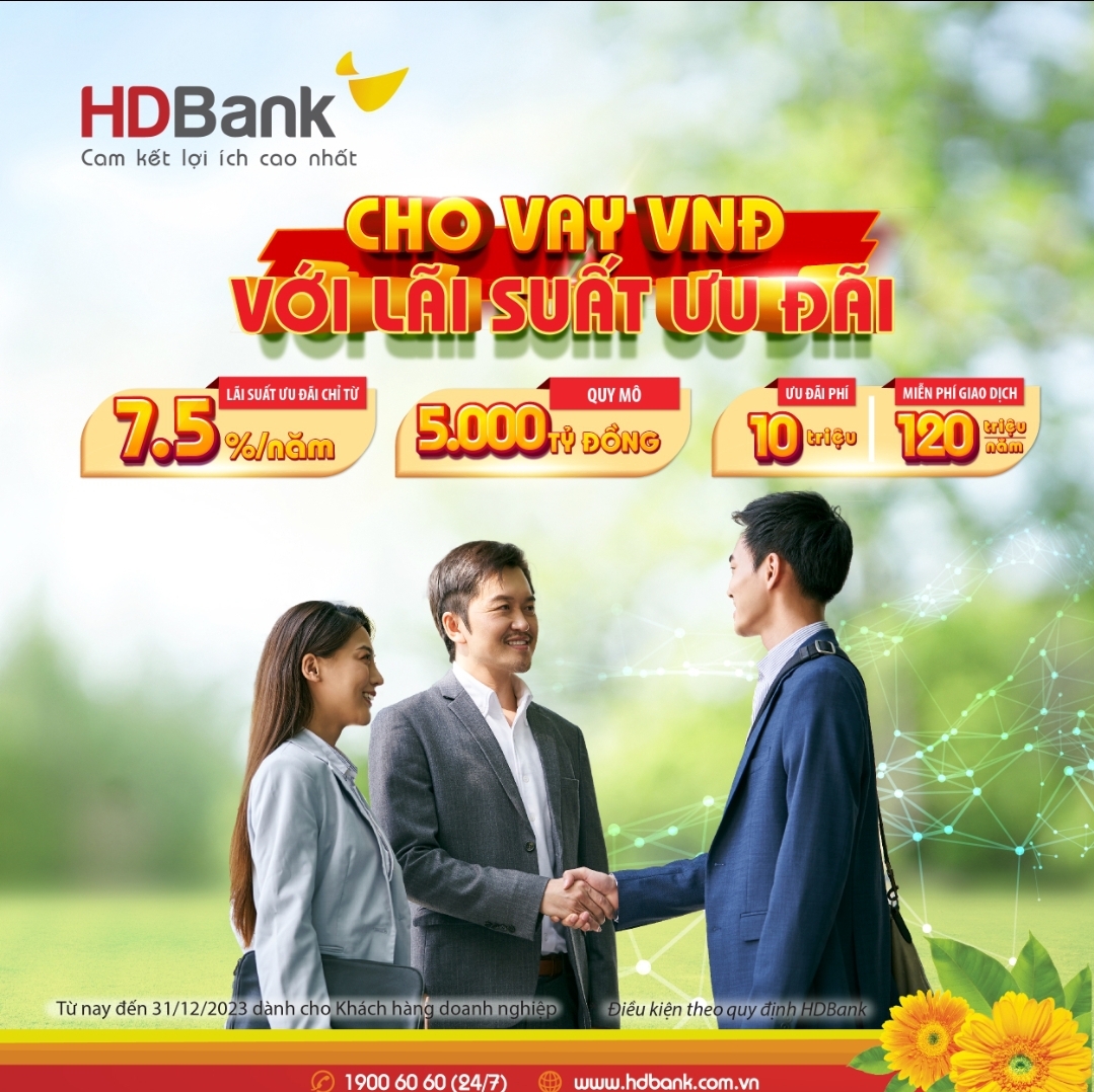 HDBank bổ sung 5.000 tỷ đồng ưu đãi lãi suất cho vay doanh nghiệp - Ảnh 1.