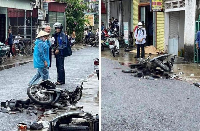 Trên đường về học nam sinh THPT ở Nam Định bị tai nạn tử vong - Ảnh 1.
