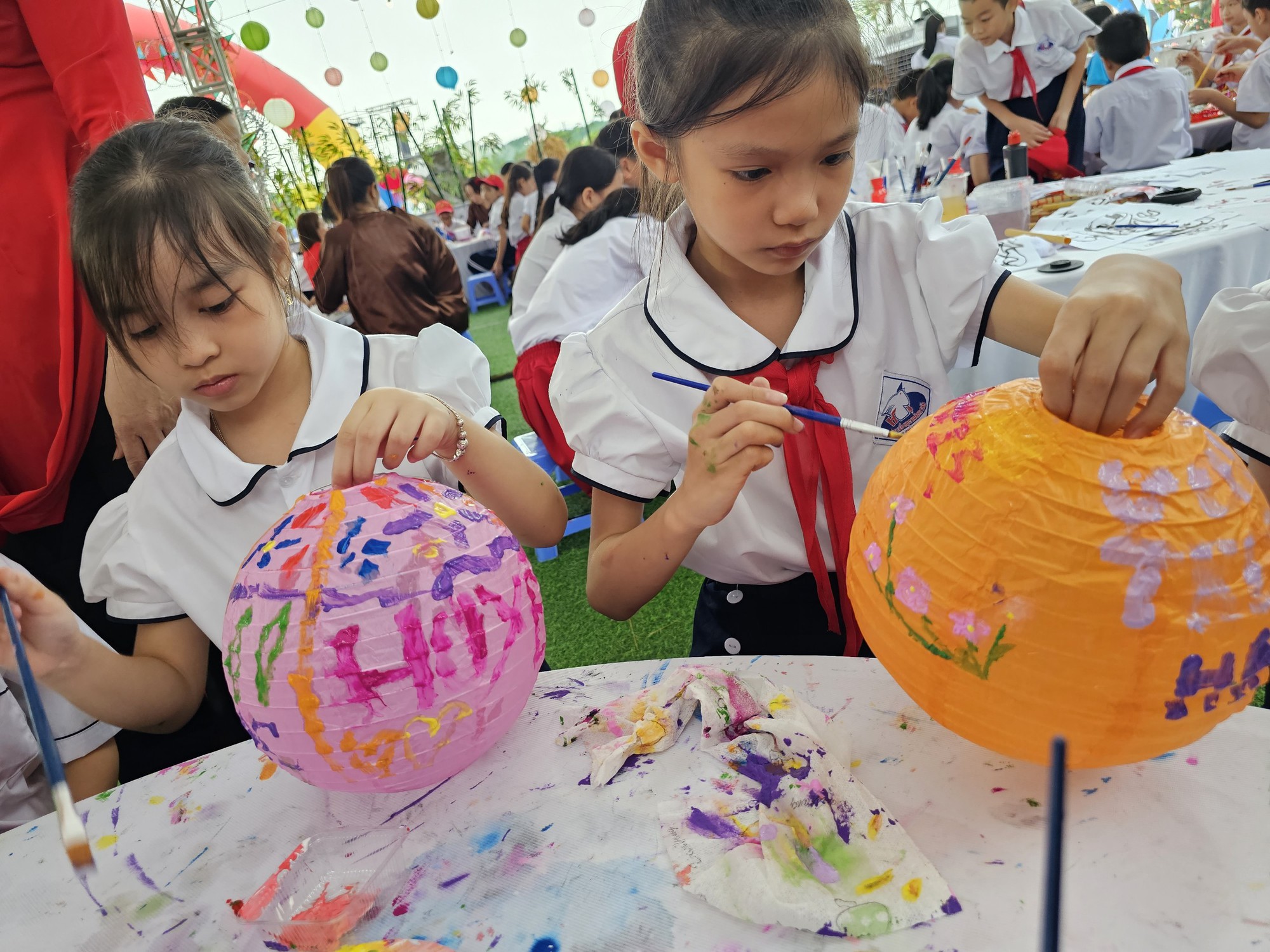 Festival Hải Dương: Học sinh được trải nghiệm nghệ thuật dân gian - Ảnh 4.