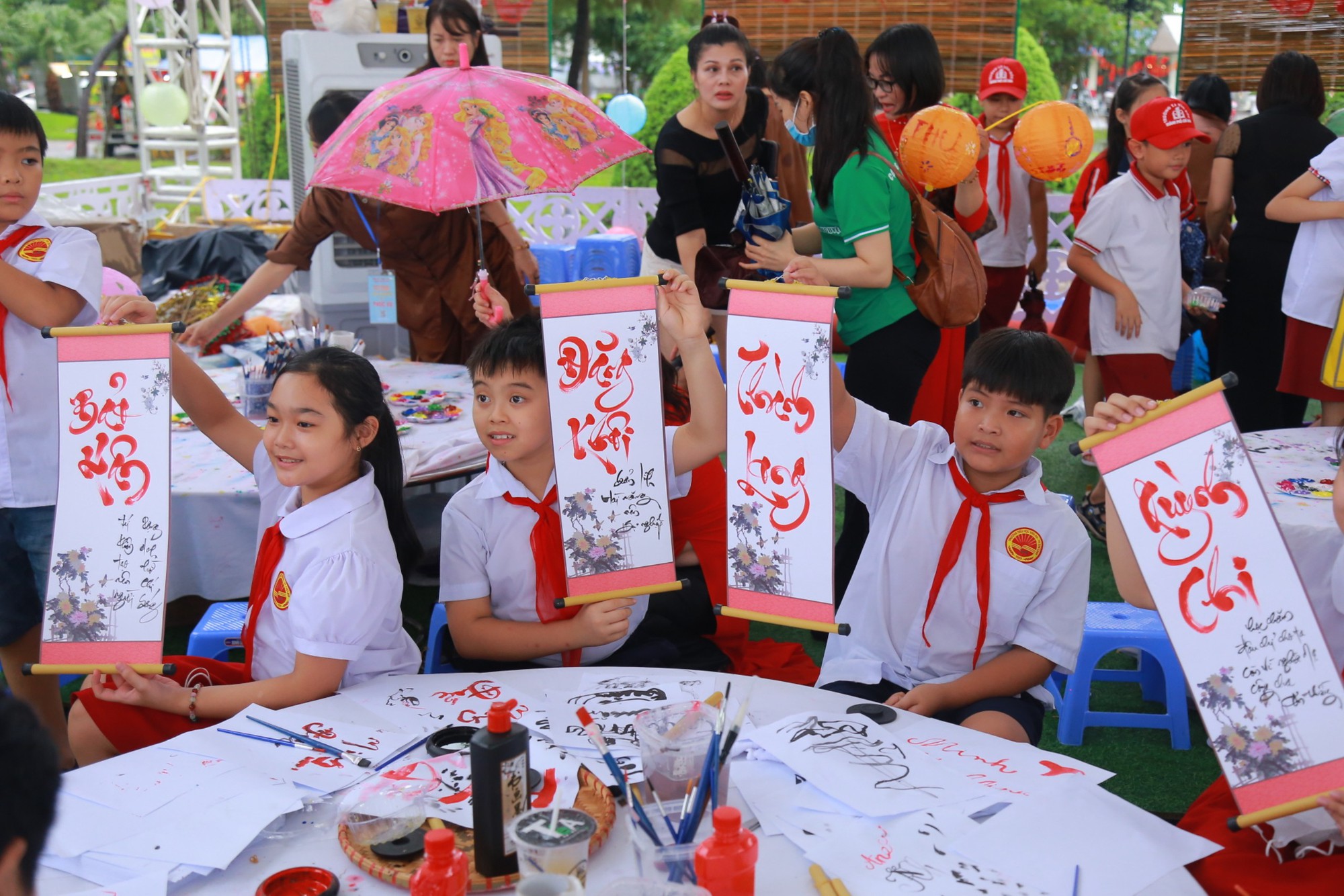 Festival Hải Dương: Học sinh được trải nghiệm nghệ thuật dân gian - Ảnh 8.