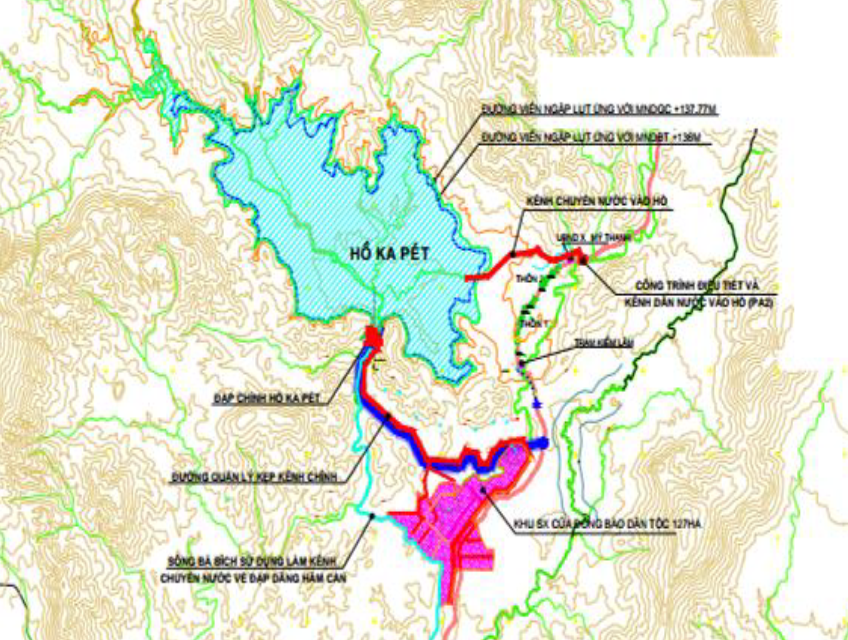 Xây hồ thủy lợi Kapet chứa 51 triệu m3 nước có ảnh hưởng chống ngập đường cao tốc? - Ảnh 2.