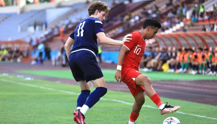 Vòng loại U23 châu Á: Singapore bị Guam chia điểm trước ngày chạm trán Việt Nam - Ảnh 1.