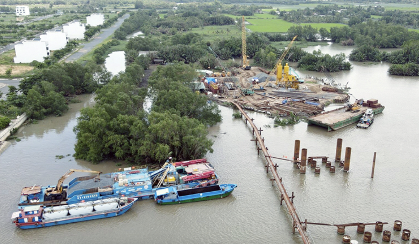 Thi công xuyên giao thừa cầu Nhơn Trạch 6.900 tỷ nối TP.HCM với Đồng Nai- Ảnh 15.