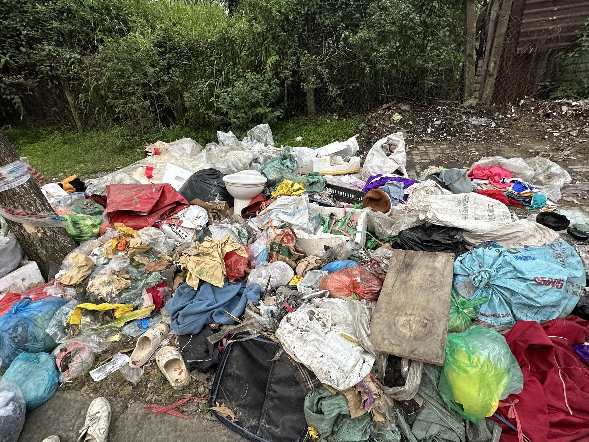 Đà Nẵng: Tái diễn nạn đổ rác thải ngổn ngang ở khu đô thị Phước Lý- Ảnh 1.