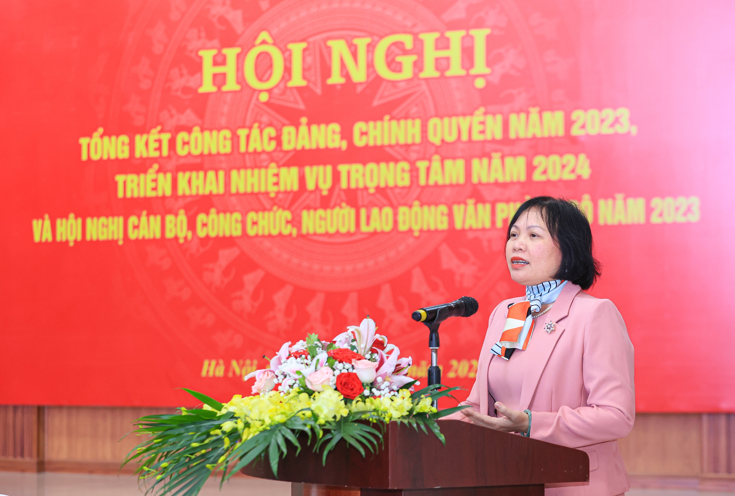 Đảng bộ Văn phòng Bộ GTVT hoàn thành xuất sắc nhiệm vụ năm 2023- Ảnh 1.