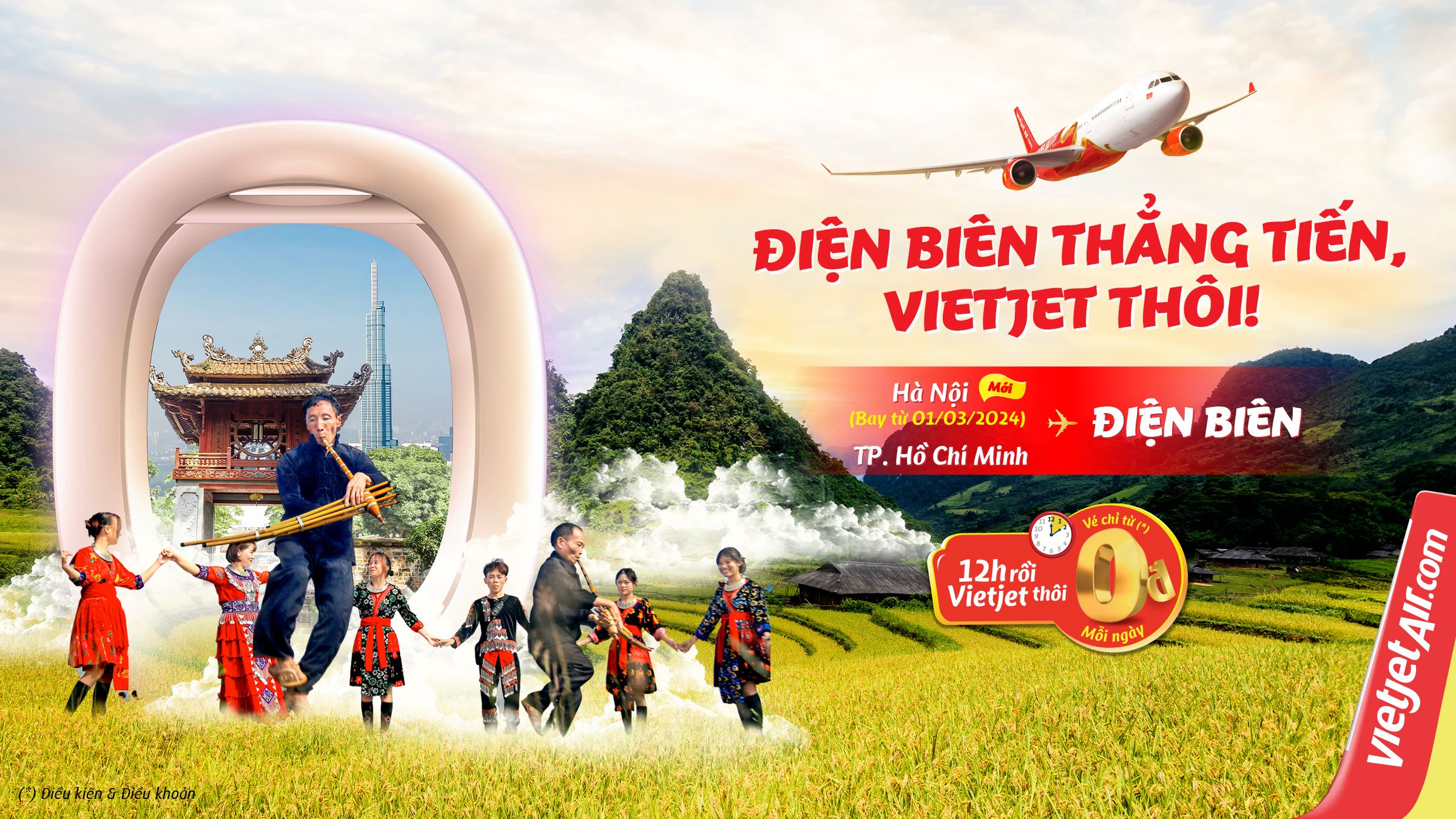 Vietjet mở đường bay thẳng Hà Nội - Điện Biên- Ảnh 1.