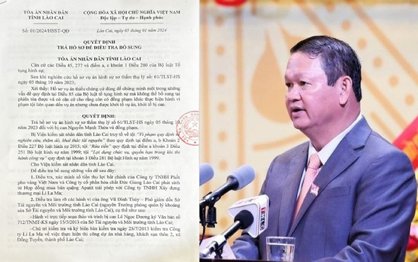 Vì sao tòa án trả hồ sơ vụ cựu Bí thư tỉnh Lào Cai Nguyễn Văn Vịnh?- Ảnh 1.