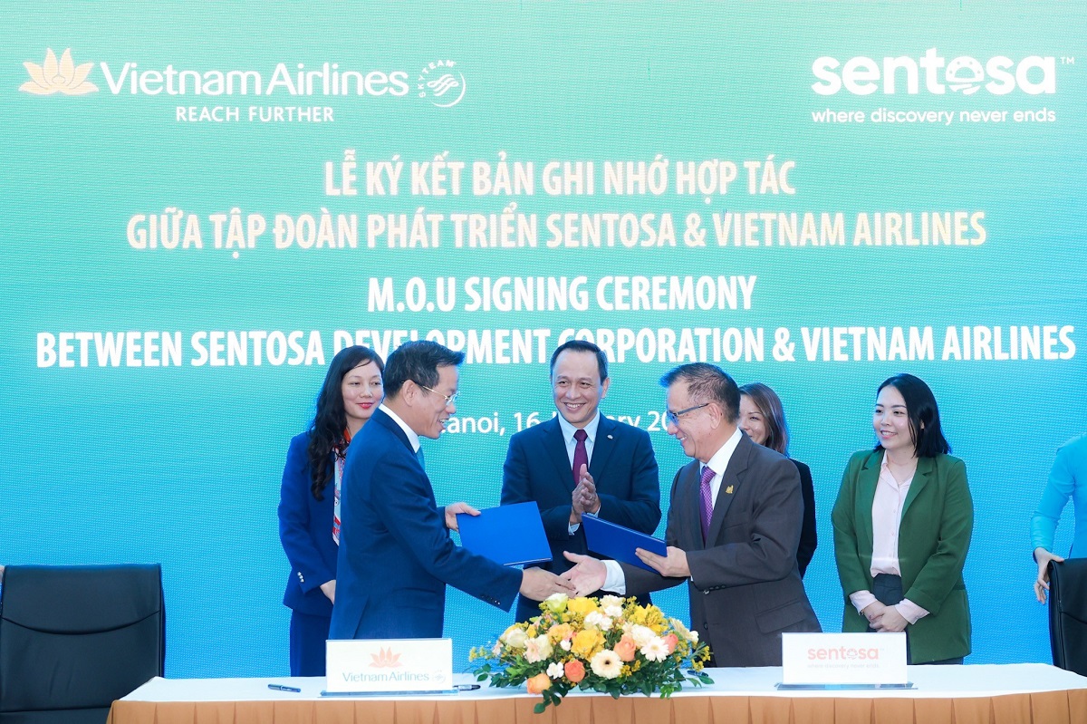Vietnam Airlines hợp tác quảng bá đảo Sentosa nổi tiếng của Singapore- Ảnh 1.