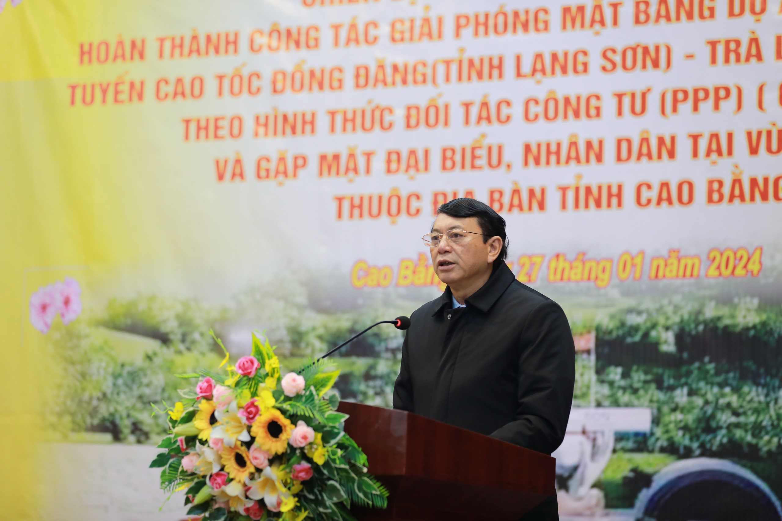 Chiến dịch 100 ngày đêm hoàn thành GPMB dự án cao tốc Đồng Đăng - Trà Lĩnh- Ảnh 1.