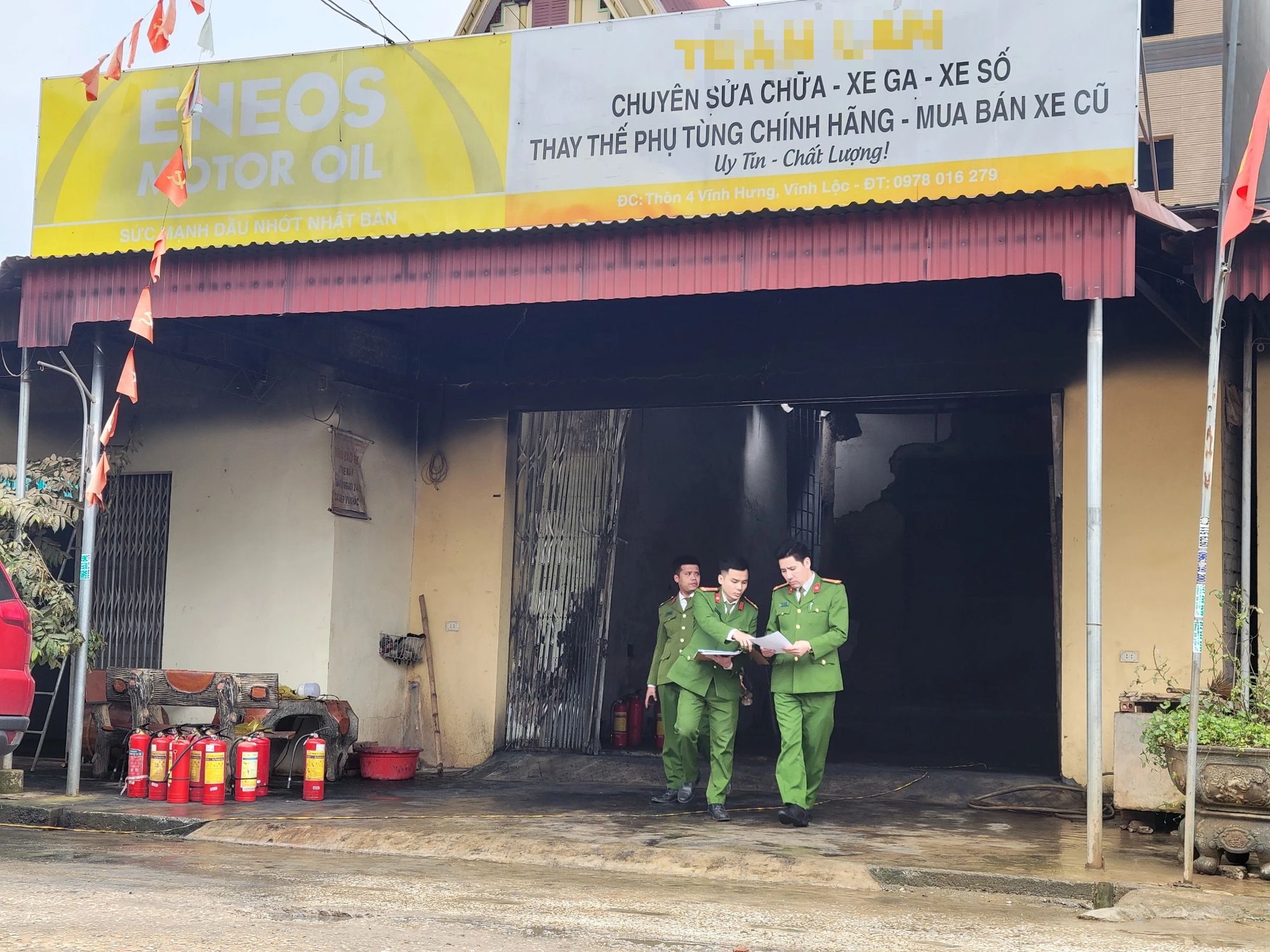 Công an vào cuộc vụ cháy nhà ở Thanh Hóa khiến 3 mẹ con tử vong- Ảnh 2.