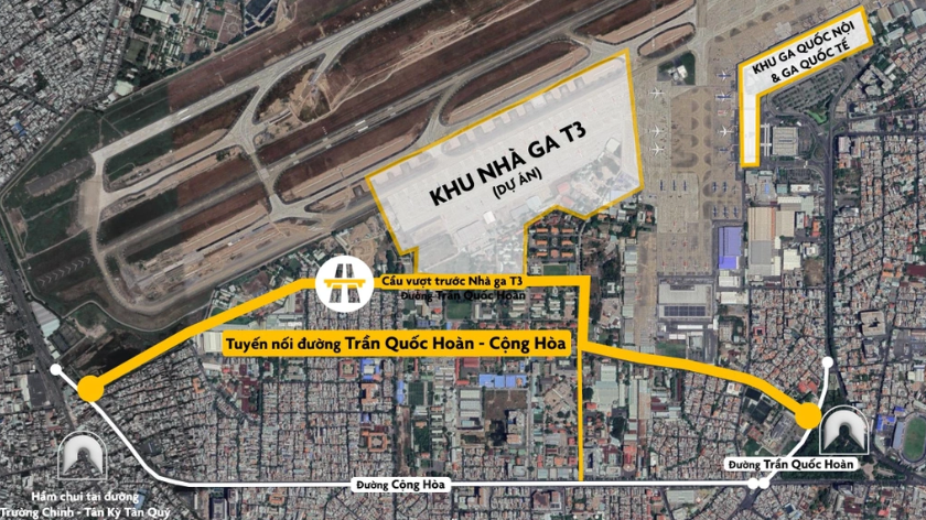 Sau phá dỡ bức tường hơn 30 năm, đường xuyên sân bay Tân Sơn Nhất lại vướng mặt bằng- Ảnh 10.