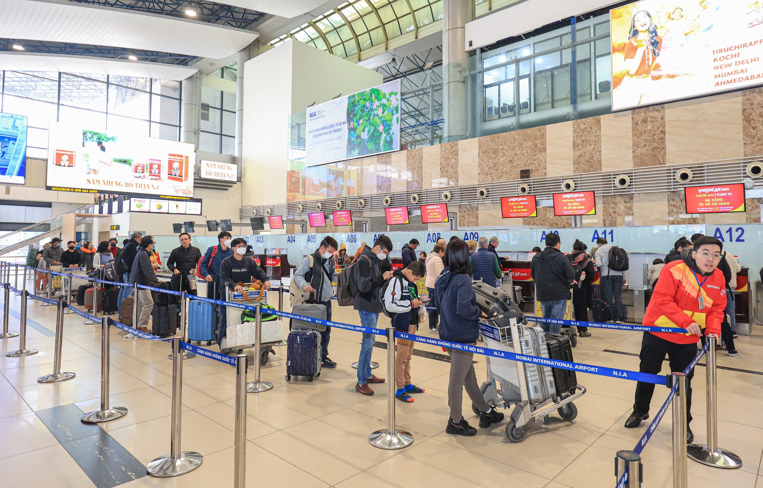 Sân bay Nội Bài sẵn sàng đón người dân, kiều bào về quê ăn Tết- Ảnh 10.