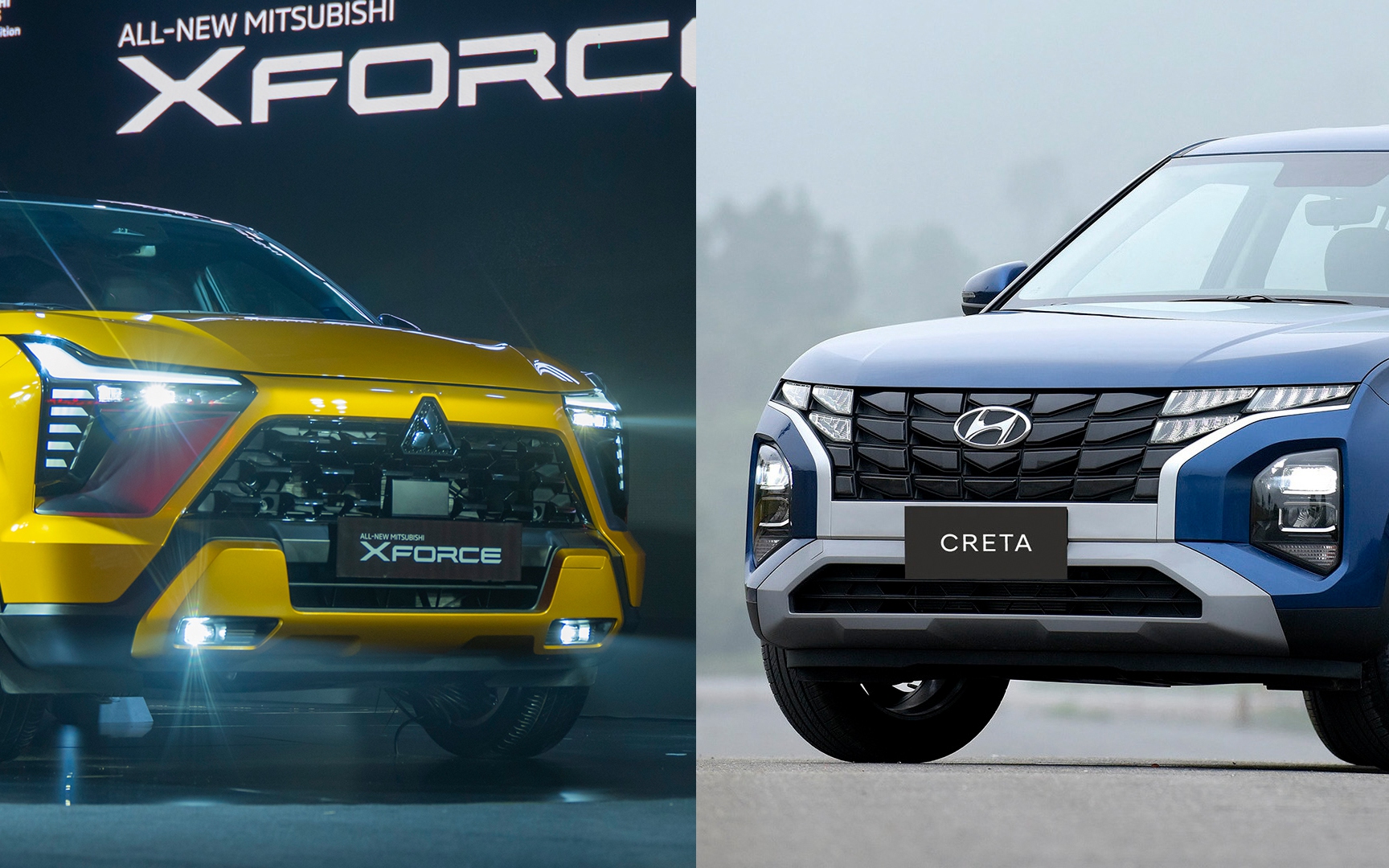Xe gầm cao tầm giá 700 triệu: Chọn Mitsubishi Xforce hay Hyundai Creta?