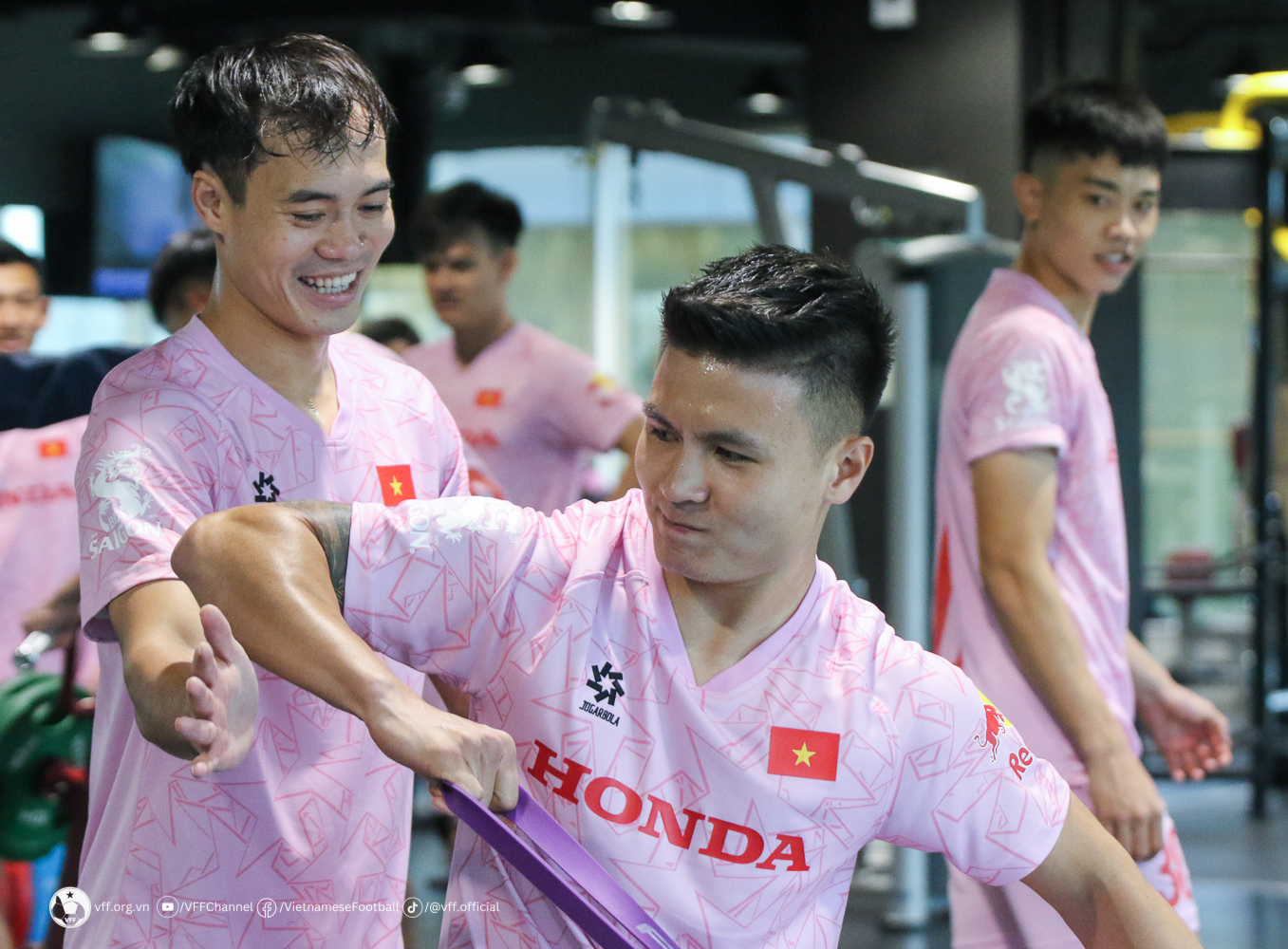 Đột nhập phòng tập của tuyển Việt Nam tại Asian Cup 2023- Ảnh 6.